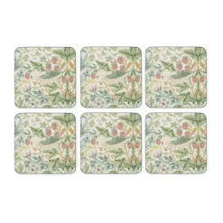 Aarbeidendief onderzetter 6 pack, Green