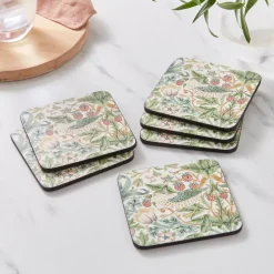 Aarbeidendief onderzetter 6 pack, Green