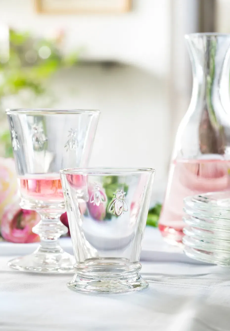 Abeille drinkglas 26 cl 4-pack, Transparant