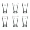 Abeille longdrinkglas 31 cl 6-pack, Transparant