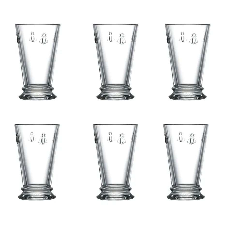 Abeille longdrinkglas 31 cl 6-pack, Transparant