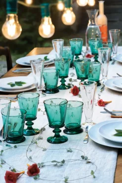 Abeille wijnglas 24 cl 6-pack, Smaragdgroen