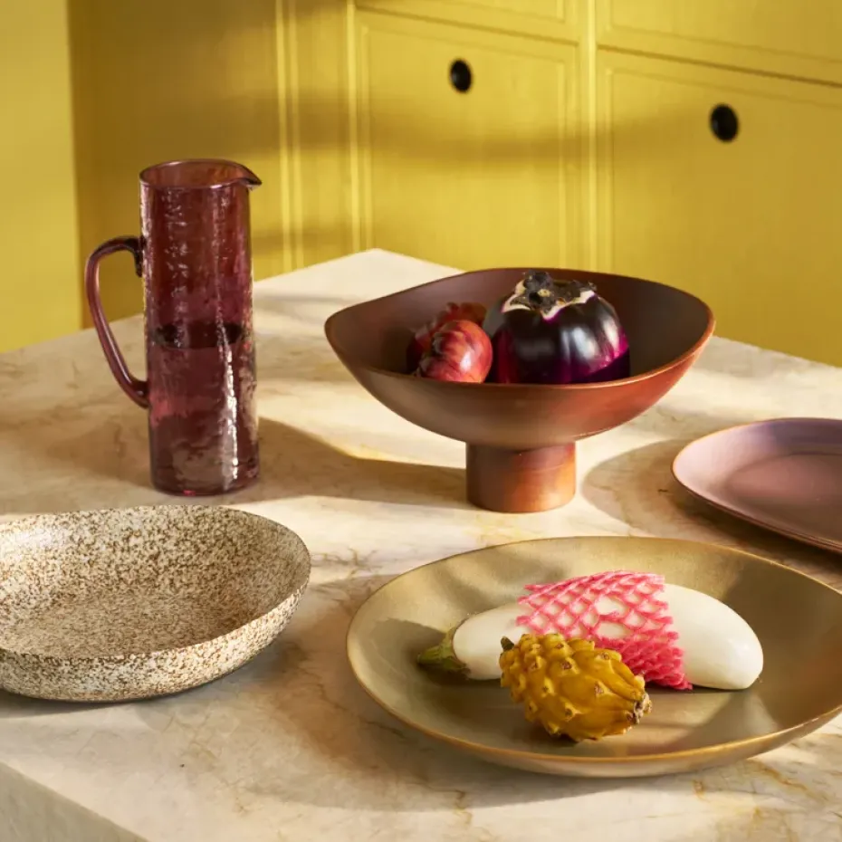 Abre serveerschaal Ø32 cm, Mangohout