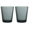 Aino Aalto tumbler 2-pack 22 cl, Donkergrijs