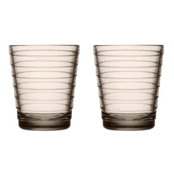 Aino Aalto tumbler 2-pack 22 cl, Linnen