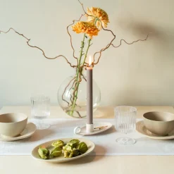 Airy tafelloper 35x120 cm, Beige