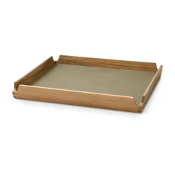 Airy teakhouten dienblad square S, Nupo herbal dust