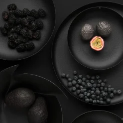 Alessi serveerschaal zwart, 21 cm