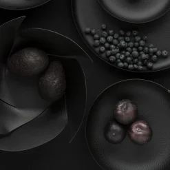 Alessi serveerschaal zwart, 24 cm