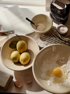 Alfredo schaal Ø24 cm, Beige