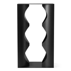 Alfredo wijnrek 3 flessen 33,6x12 cm, Black