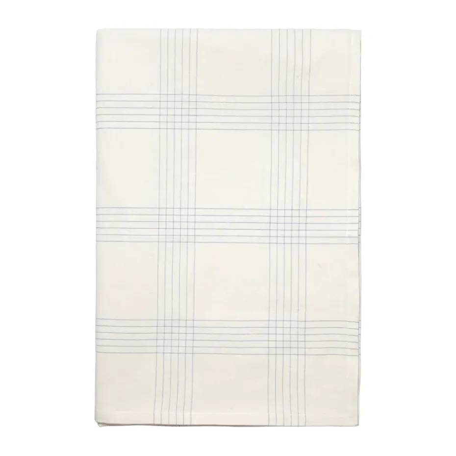 Alice tafellaken, 160x300 cm, Dusty blue-Natural