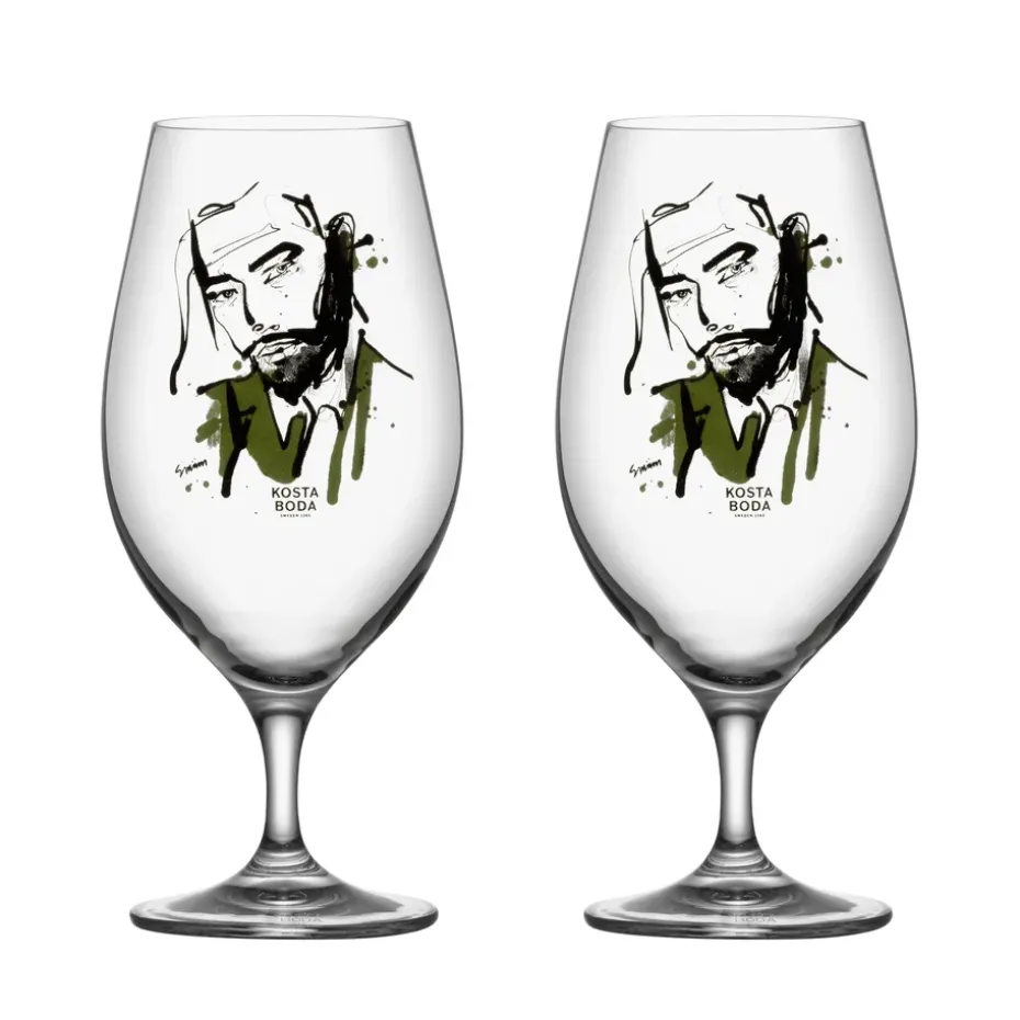 All about you bierglas 40 cl 2-pack, Want him (groen)