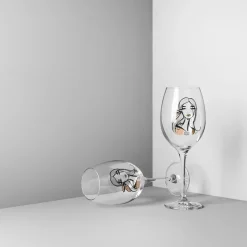 All about you wijnglas 52 cl 2 pack, Wait for her (dusty pink)