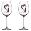 All about you wijnglas 52 cl 2 pack, purperrood
