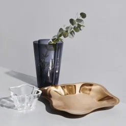 Alvar Aalto schotel roségoud, klein (358 mm)