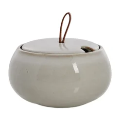 Amera suikerpot met deksel Ø13 cm, White sands