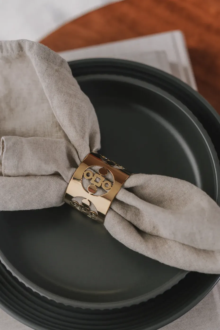 Anima Gemella servetring 2-pack, Koper