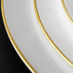 Anmut Gold bord Ø 27 cm, Wit