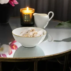 Anmut Gold kom Ø 13 cm, Wit