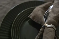 Anna servetring 4-pack, Zilver