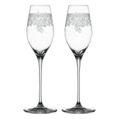 Arabesque champagneglas 30 cl 2-pack, Transparant