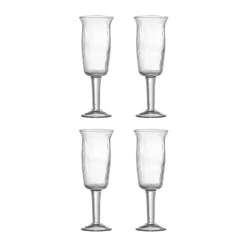 Asha witte wijnglazen 4-pack, Helder