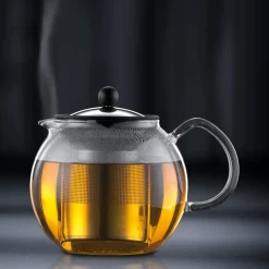 Assam theepot chroom, 1 l.