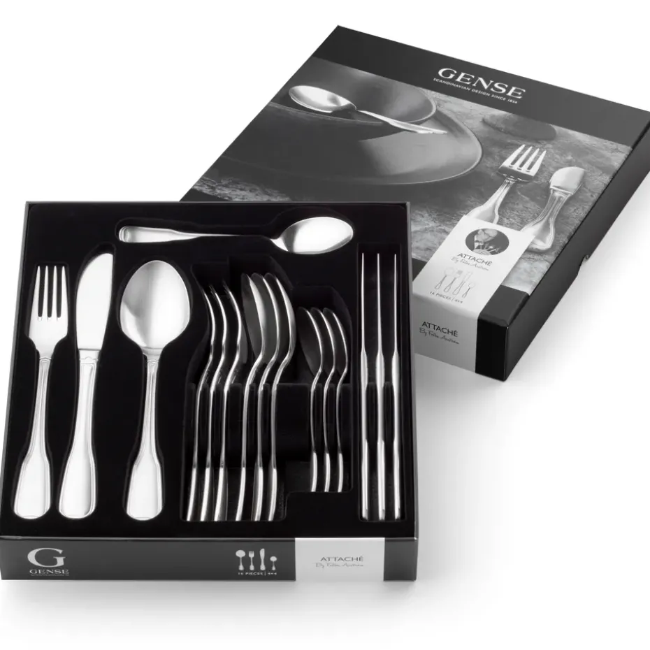 Attaché bestekset, 16-delig
