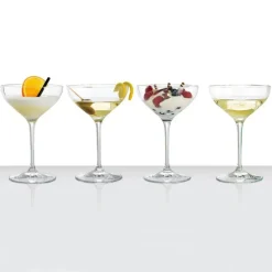 Authentis Dessert-champagnecoupe. 4 stuks, transparant