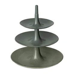 Babell koekjesschotel-etagère L, Nature ash grey