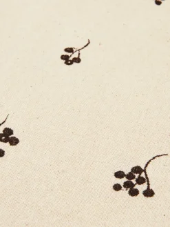 Baies tafelkleed 150x240 cm, Natural-dark chocolate