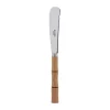 Bamboo shape botermes 16 cm, Light wood gelamineerd