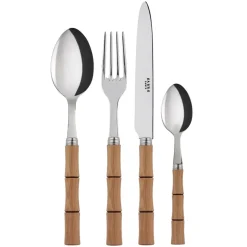 Bambou bestek 24-delig, Natural wood