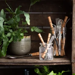 Bambou eetlepel, Natural wood