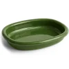 Barro ovale serveerschaal, Green, large 27x36 cm