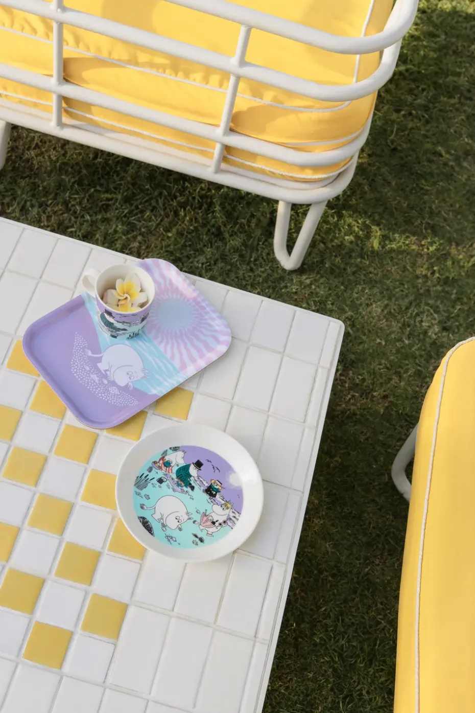 Beach day Moomin dienblad, 20x27 cm