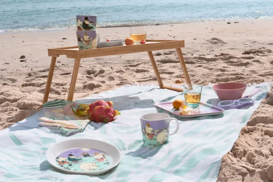 Beach day Moomin dienblad, 20x27 cm