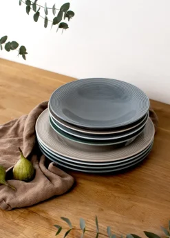 Beat serviesset 12-delig, Arctischblauw