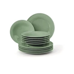 Beat serviesset 12-delig, Groen