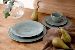 Beat serviesset 12-delig, Parelgrijs