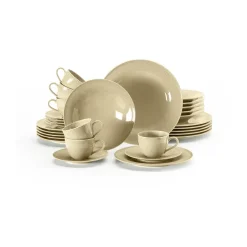 Beat serviesset 30-delig, Zandbeige