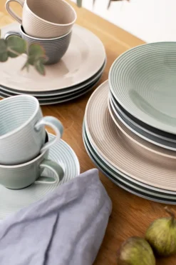 Beat serviesset 30-delig, Zandbeige