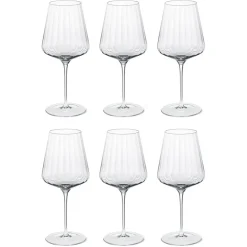 Bernadotte rodewijnglas 6-pack, Kristalline