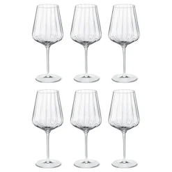 Bernadotte wittewijnglas 6-pack, Kristalline