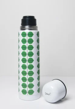 Berså thermos 0.75l, Wit-groen