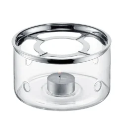 Bistro theewarmer, chroom