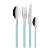 Bistrot solid bestekset 4-delig, Pastelblauw