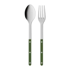 Bistrot solid serveerbestek 2-delig, Green