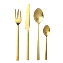 Bitz bestekset 16-delig, Goud
